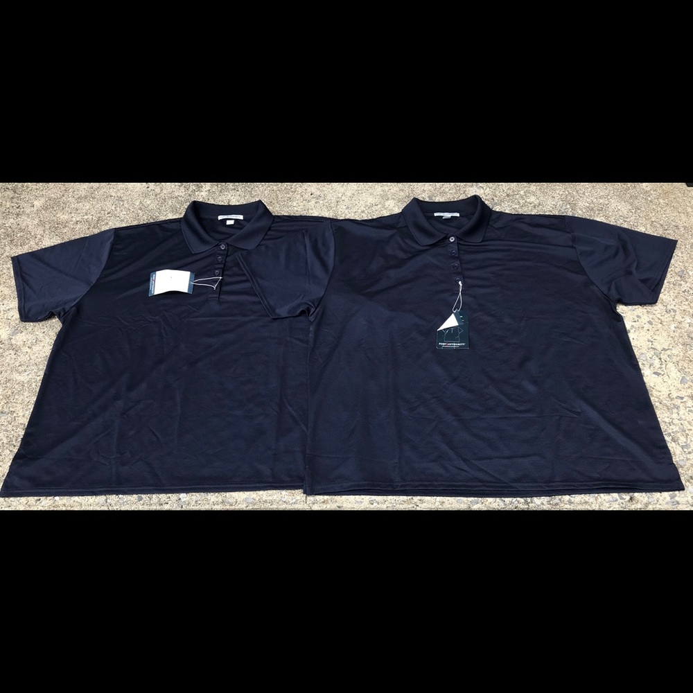 Lot of 2 Port Authority Polo Shirts NWT Wo…